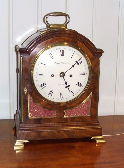 Mahogany Pad Top Bracket Clock